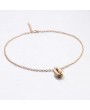 Shell Pendant Gold Metal Necklace for Woman