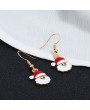 Santa Claus Pendant Earrings for Lady