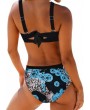Tie Back Leopard Print Bikini Set